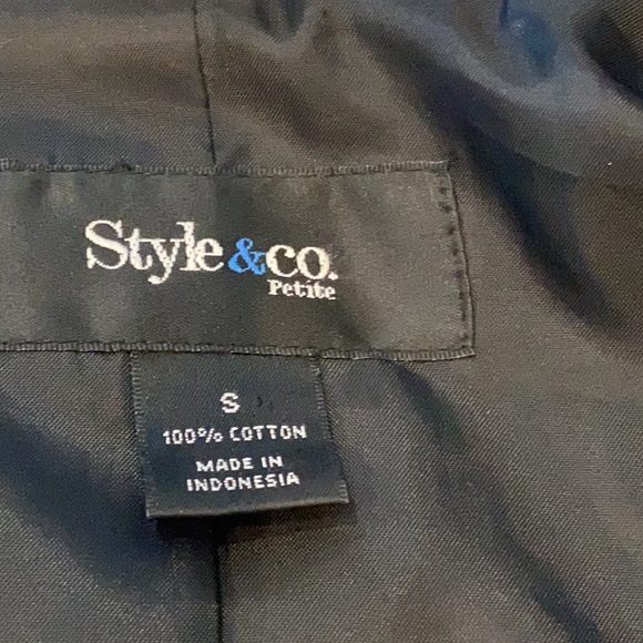 Like New Style&Co. Jacket Size S Petite - Picture 8 of 8